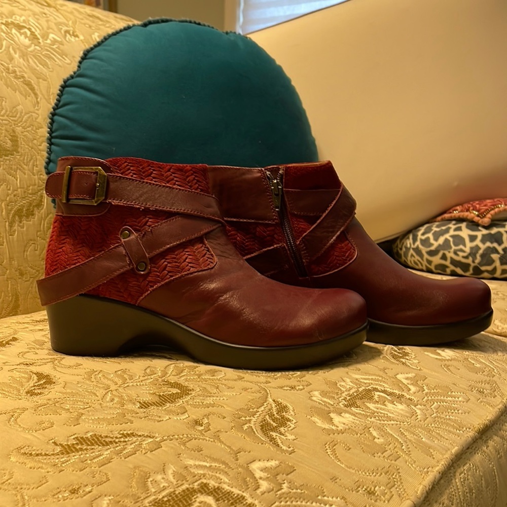 Alegria Leather Ankle Boots by PGLite